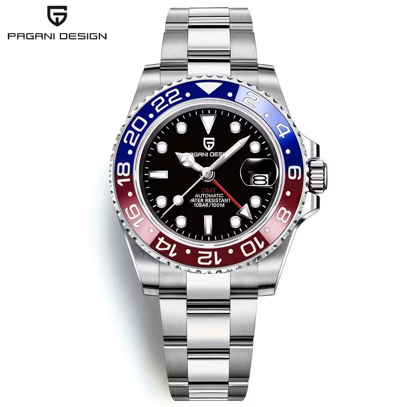 PAGANI DESIGN NEW GMT Men's Automatic Watch